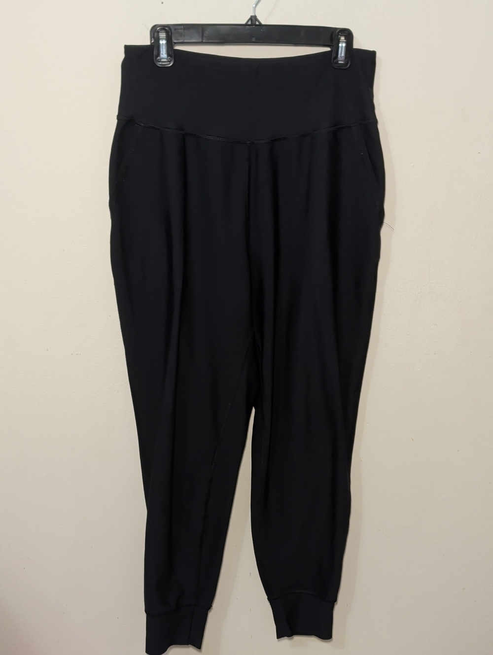 Old Navy Active Powersoft Jogger Leggings Black High Rise Go-Dry Women's Size XL